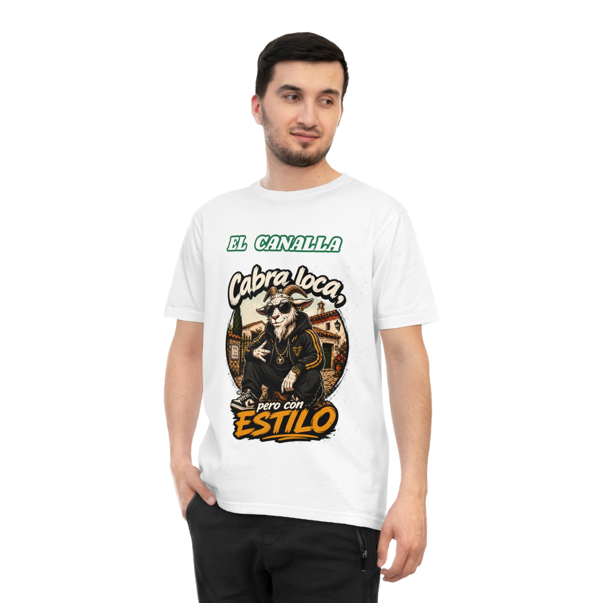 Colección "La Pandilla" - El canalla es el cabrito | Camiseta humor original unisex | Humor rural extremeño 100% algodón - Imagen 5