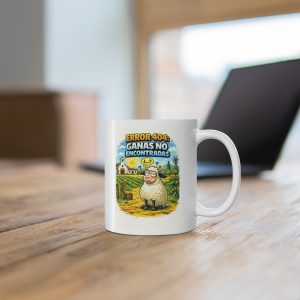 Taza de cerámica de 325 ml. - Error 404: Ganas no encontradas