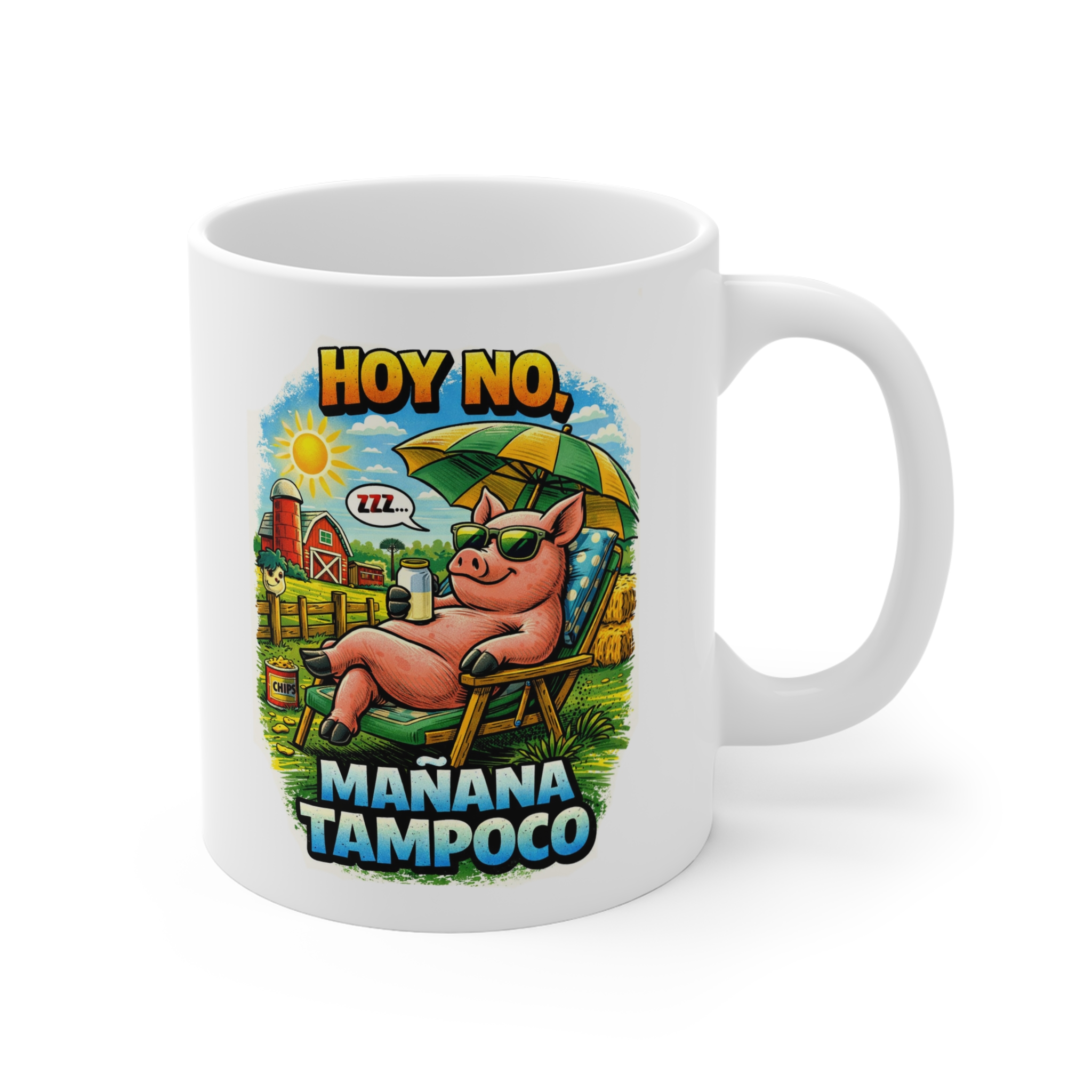 Taza de cerámica de 325 ml. - Hoy no, mañana tampoco - Imagen 3