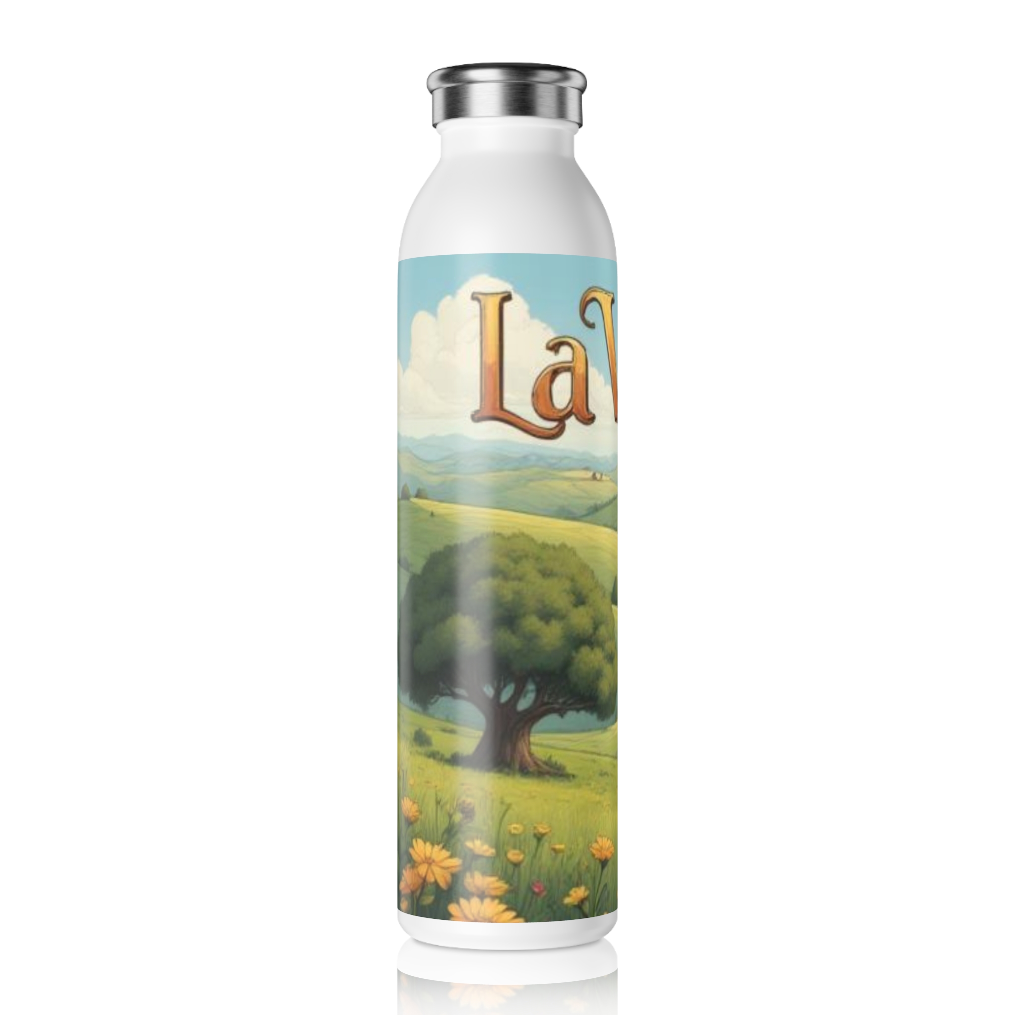 Botella de agua — La Vera | Botella de acero inoxidable con aislamiento térmico - Imagen 2