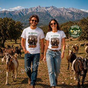Colección "La Pandilla" - El canalla es el cabrito | Camiseta humor original unisex | Humor rural extremeño 100% algodón