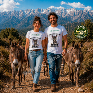 Colección "La Pandilla" - El cabezón es el burro | Camiseta humor original unisex | Humor rural extremeño 100% algodón