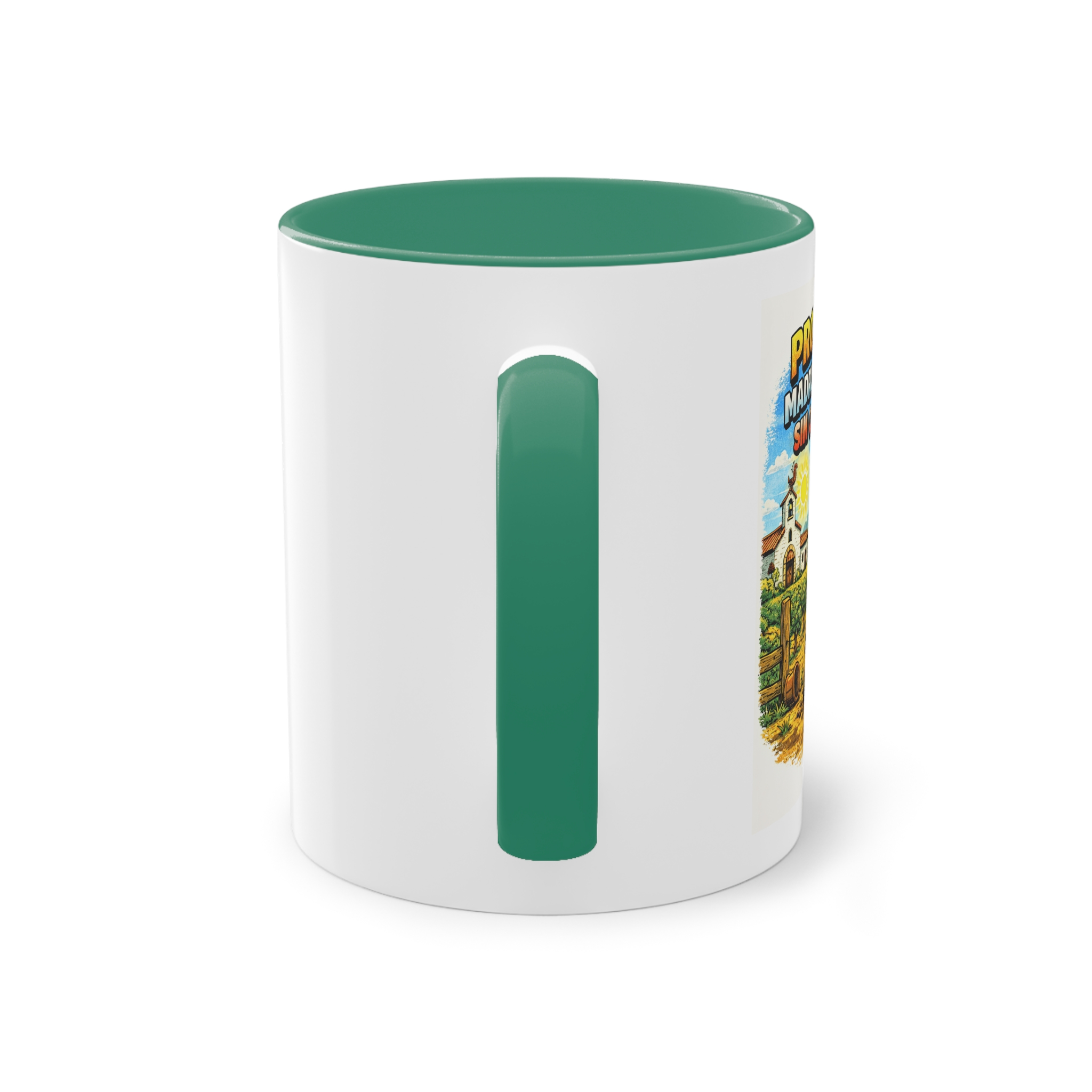 Taza de café 2 Tonos — Prohibido madrugar sin café - Imagen 3