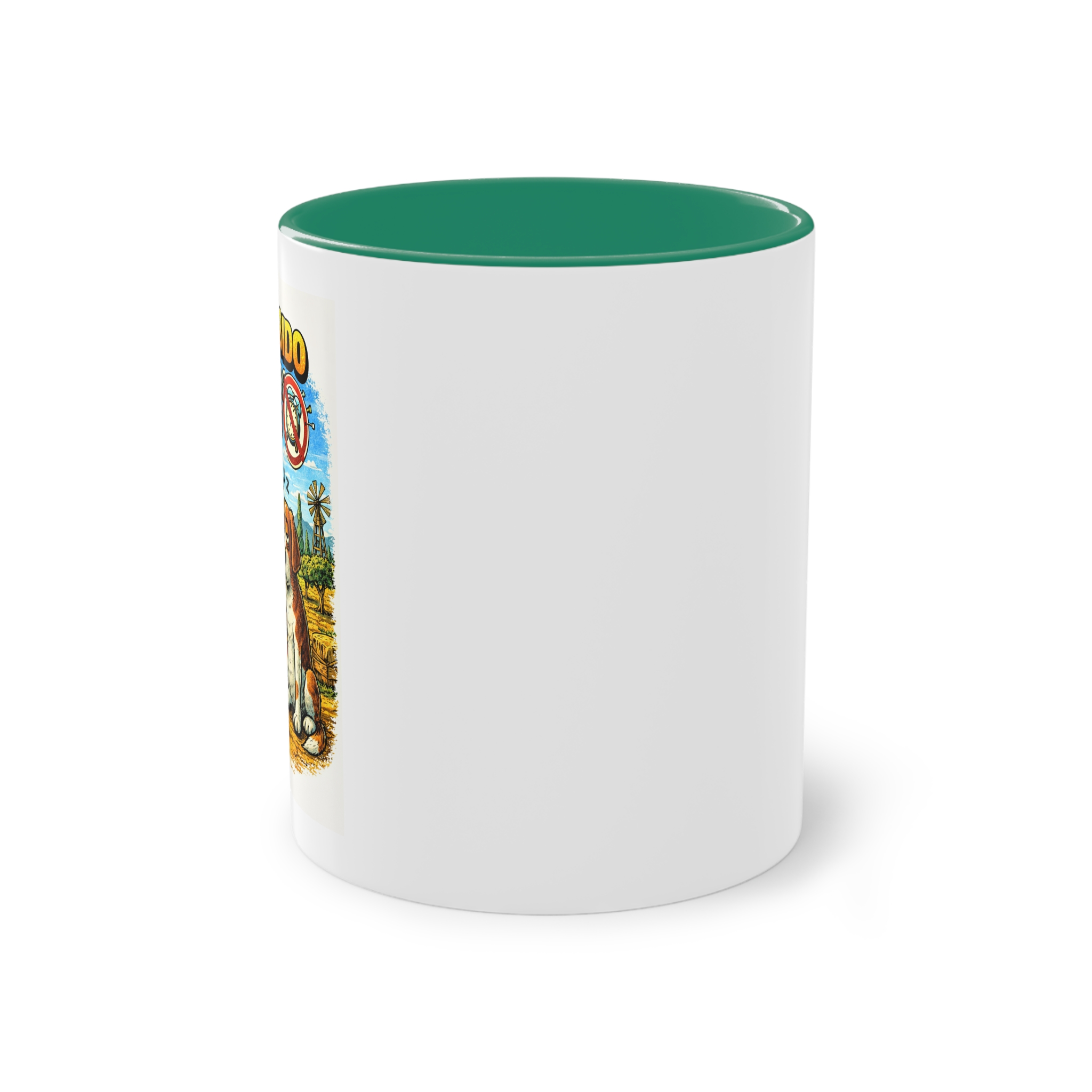 Taza de café 2 Tonos — Prohibido madrugar sin café - Imagen 2
